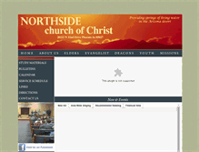 Tablet Screenshot of northsidechurchofchrist.org